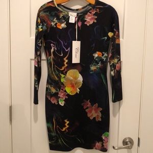 Clove Floral mini dress